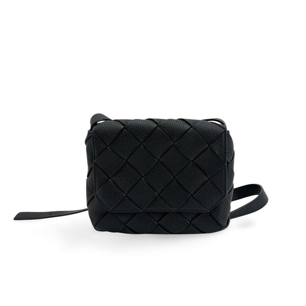 Bottega Veneta Small Cobble Shoulder Bag Black